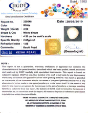 3.50/CT Natural Keshi Pearl